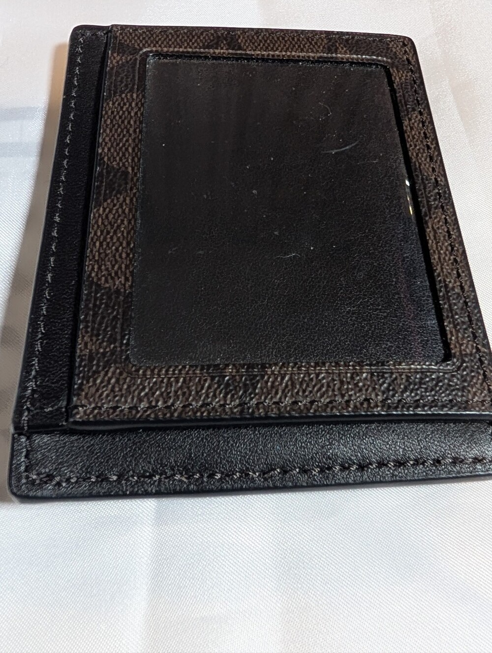 Coach Card Case In Signature Canvas - Picture 4 of 8